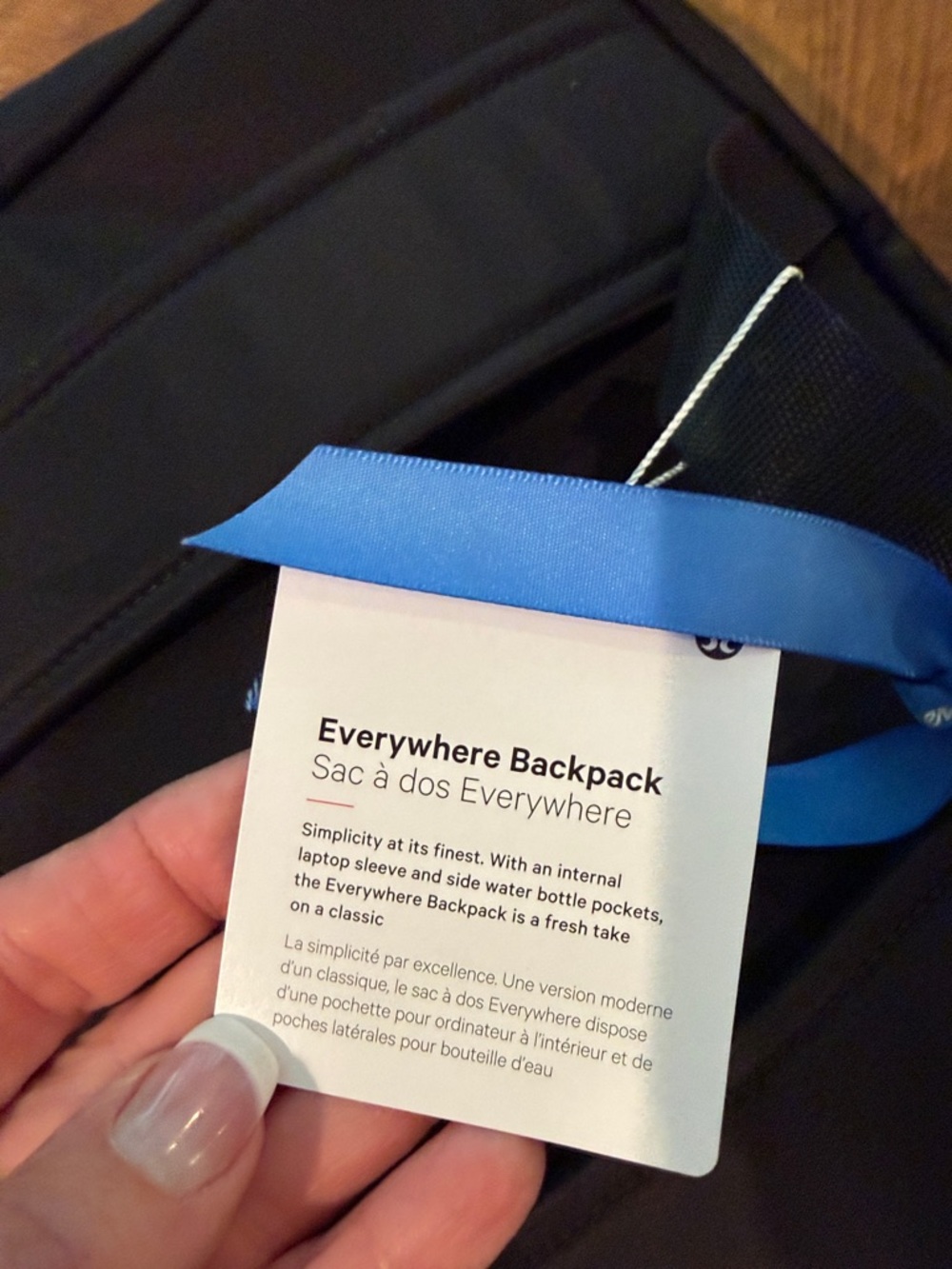 lululemon athletica Black Backpack with LA Logo - Picture 9 of 10